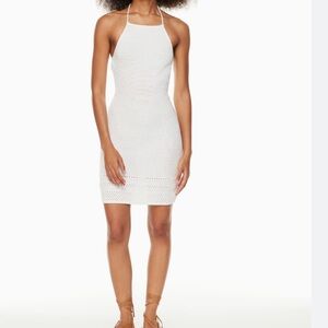 Wilfred Sunset Halter Crochet Dress